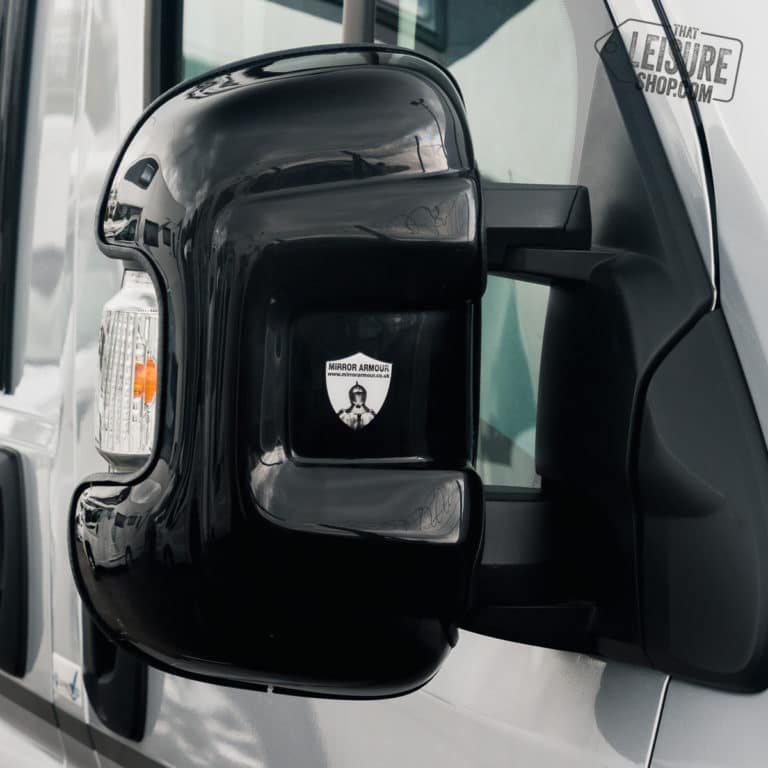 Mirror Guards Short Arm – Fiat Ducato Panel Van (Black)
