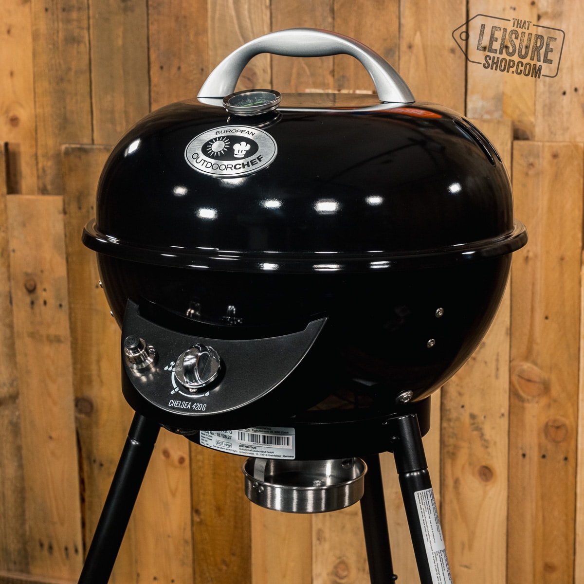 Lokomotiv Forretningsmand millimeter Outdoor Chef Chelsea 420 Portable Gas BBQ On Legs - Free Shipping Over £150