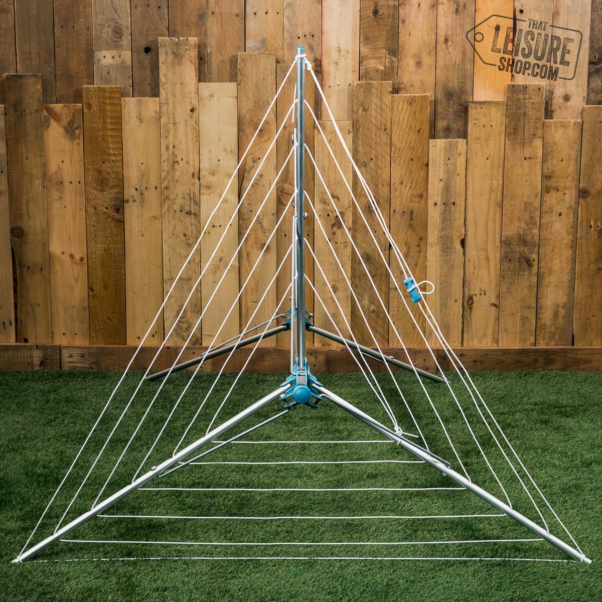 Via Mondo 3 Arm Collapsible Rotary Washing Line Clothes Dryer
